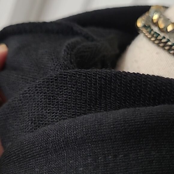 3/$30💥Bronze Sequin Chevron Hoodie sz M - Picture 9 of 14